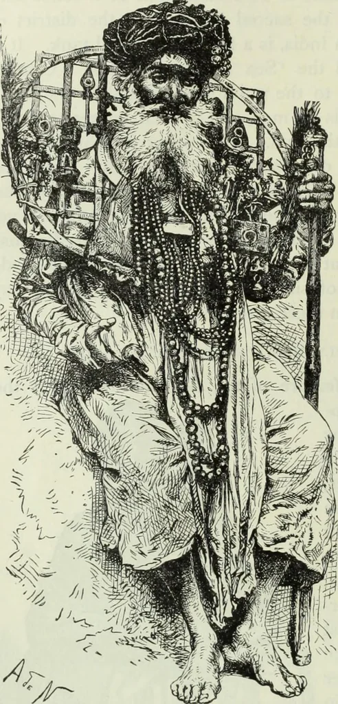 An illustration from Gods and devils of mankind : the whole dark picture strikingly contrasted with the beauty and purity of revealed religion / by Frank S. Dobbins ; assisted by Hon. S. Wells Williams, 1897, leaf 281