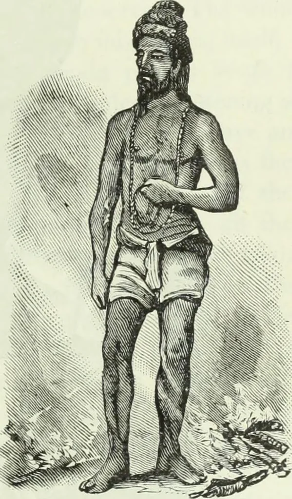 An illustration from Gods and devils of mankind : the whole dark picture strikingly contrasted with the beauty and purity of revealed religion / by Frank S. Dobbins ; assisted by Hon. S. Wells Williams, 1897, leaf 286