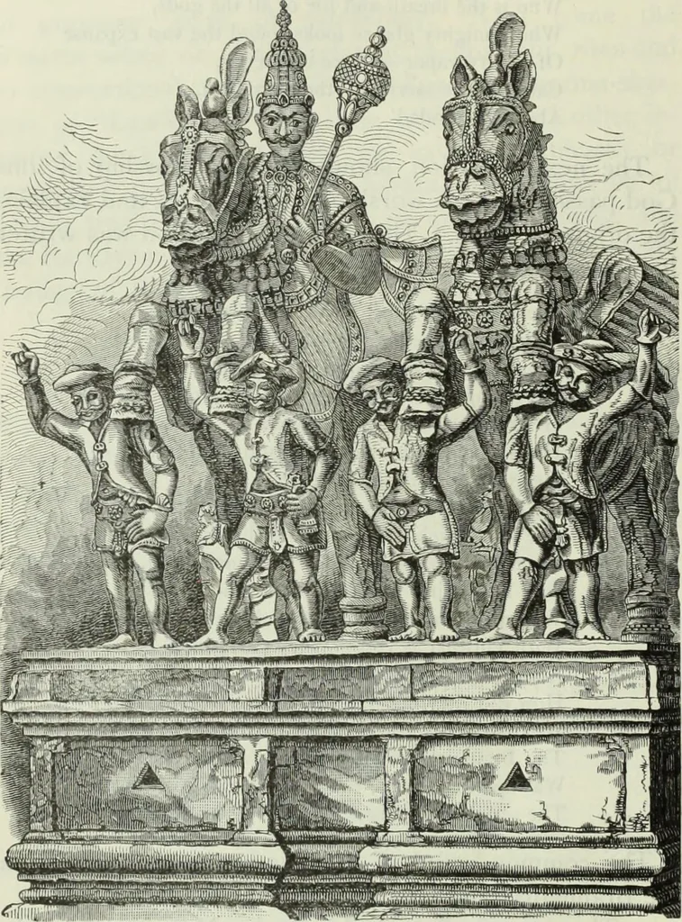 An illustration from Gods and devils of mankind : the whole dark picture strikingly contrasted with the beauty and purity of revealed religion / by Frank S. Dobbins ; assisted by Hon. S. Wells Williams, 1897, leaf 293