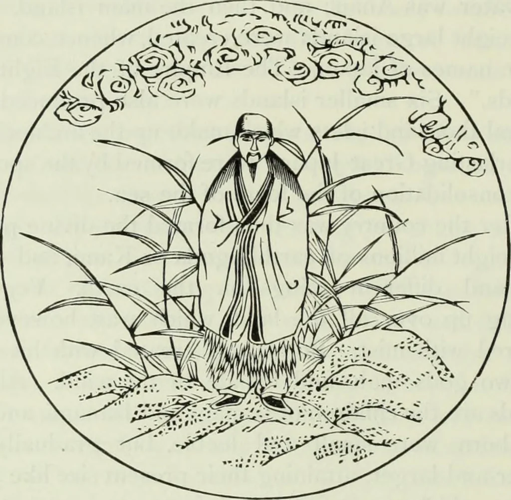 An illustration from Gods and devils of mankind : the whole dark picture strikingly contrasted with the beauty and purity of revealed religion / by Frank S. Dobbins ; assisted by Hon. S. Wells Williams, 1897, leaf 311