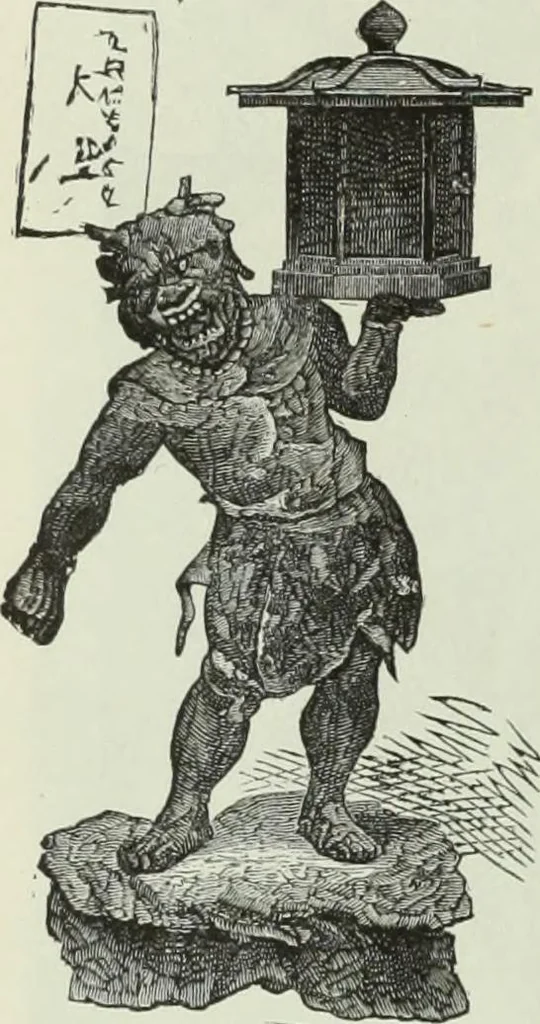 An illustration from Gods and devils of mankind : the whole dark picture strikingly contrasted with the beauty and purity of revealed religion / by Frank S. Dobbins ; assisted by Hon. S. Wells Williams, 1897, leaf 333
