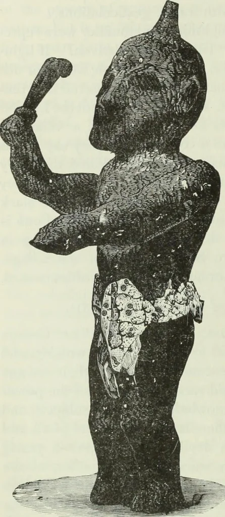 An illustration from Gods and devils of mankind : the whole dark picture strikingly contrasted with the beauty and purity of revealed religion / by Frank S. Dobbins ; assisted by Hon. S. Wells Williams, 1897, leaf 347