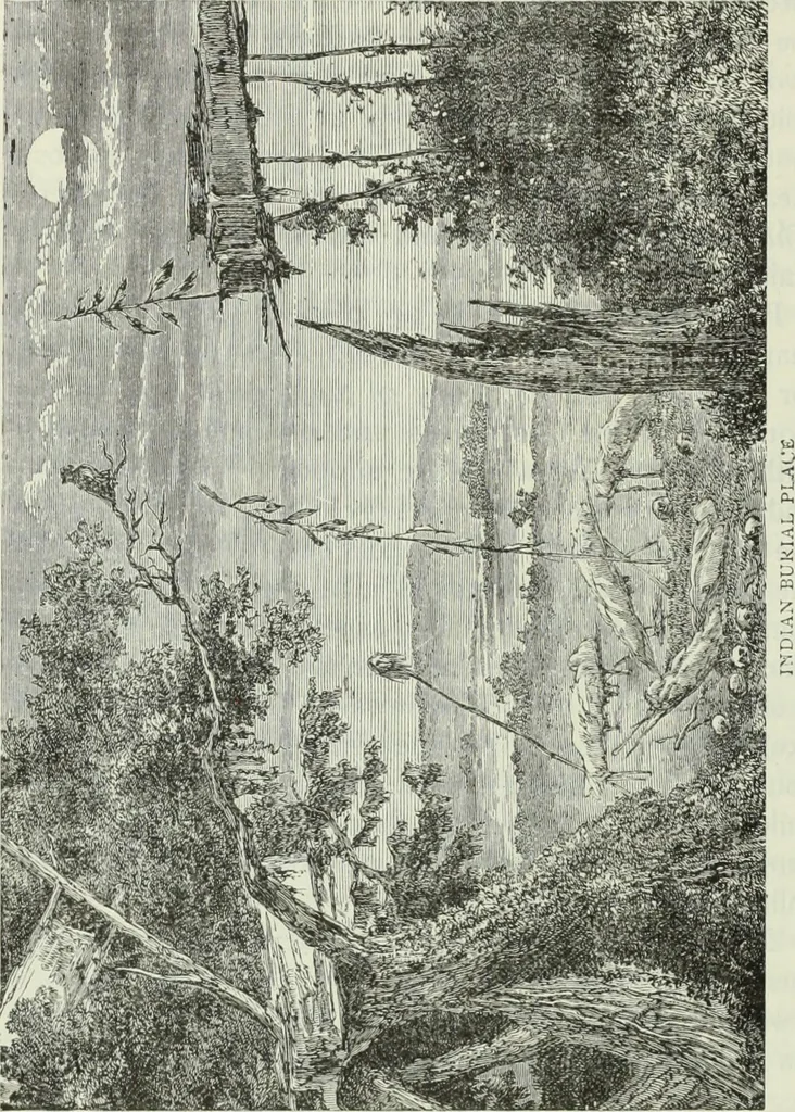 An illustration from Gods and devils of mankind : the whole dark picture strikingly contrasted with the beauty and purity of revealed religion / by Frank S. Dobbins ; assisted by Hon. S. Wells Williams, 1897, leaf 367