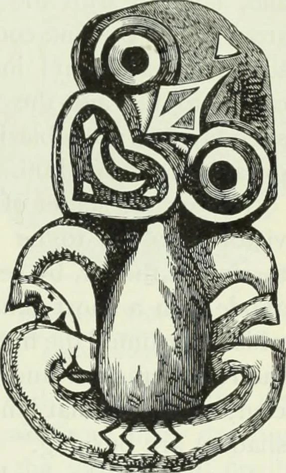 An illustration from Gods and devils of mankind : the whole dark picture strikingly contrasted with the beauty and purity of revealed religion / by Frank S. Dobbins ; assisted by Hon. S. Wells Williams, 1897, leaf 398