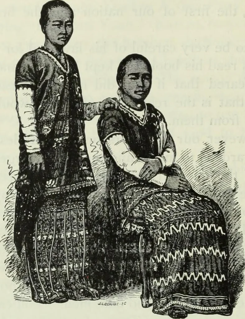 An illustration from Gods and devils of mankind : the whole dark picture strikingly contrasted with the beauty and purity of revealed religion / by Frank S. Dobbins ; assisted by Hon. S. Wells Williams, 1897, leaf 405