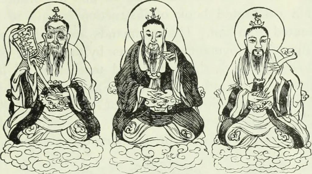 An illustration from Gods and devils of mankind : the whole dark picture strikingly contrasted with the beauty and purity of revealed religion / by Frank S. Dobbins ; assisted by Hon. S. Wells Williams, 1897, leaf 436
