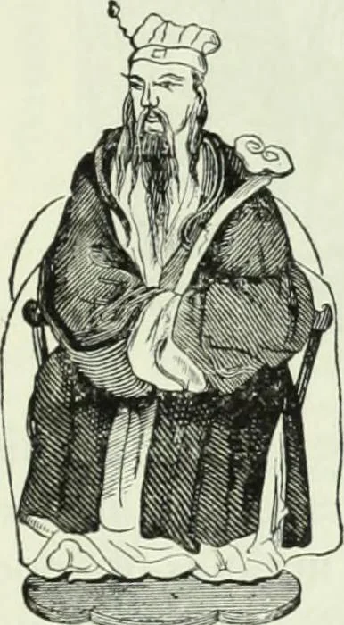 An illustration from Gods and devils of mankind : the whole dark picture strikingly contrasted with the beauty and purity of revealed religion / by Frank S. Dobbins ; assisted by Hon. S. Wells Williams, 1897, leaf 436