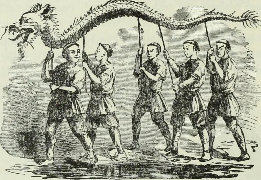 An illustration from Gods and devils of mankind : the whole dark picture strikingly contrasted with the beauty and purity of revealed religion / by Frank S. Dobbins ; assisted by Hon. S. Wells Williams, 1897, leaf 437