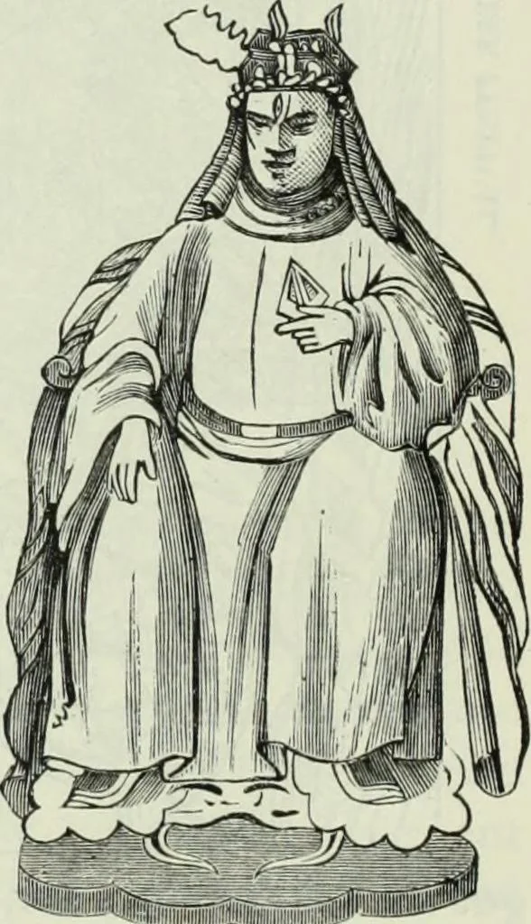 An illustration from Gods and devils of mankind : the whole dark picture strikingly contrasted with the beauty and purity of revealed religion / by Frank S. Dobbins ; assisted by Hon. S. Wells Williams, 1897, leaf 439