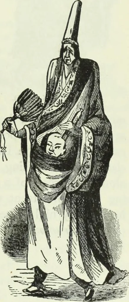 An illustration from Gods and devils of mankind : the whole dark picture strikingly contrasted with the beauty and purity of revealed religion / by Frank S. Dobbins ; assisted by Hon. S. Wells Williams, 1897, leaf 444
