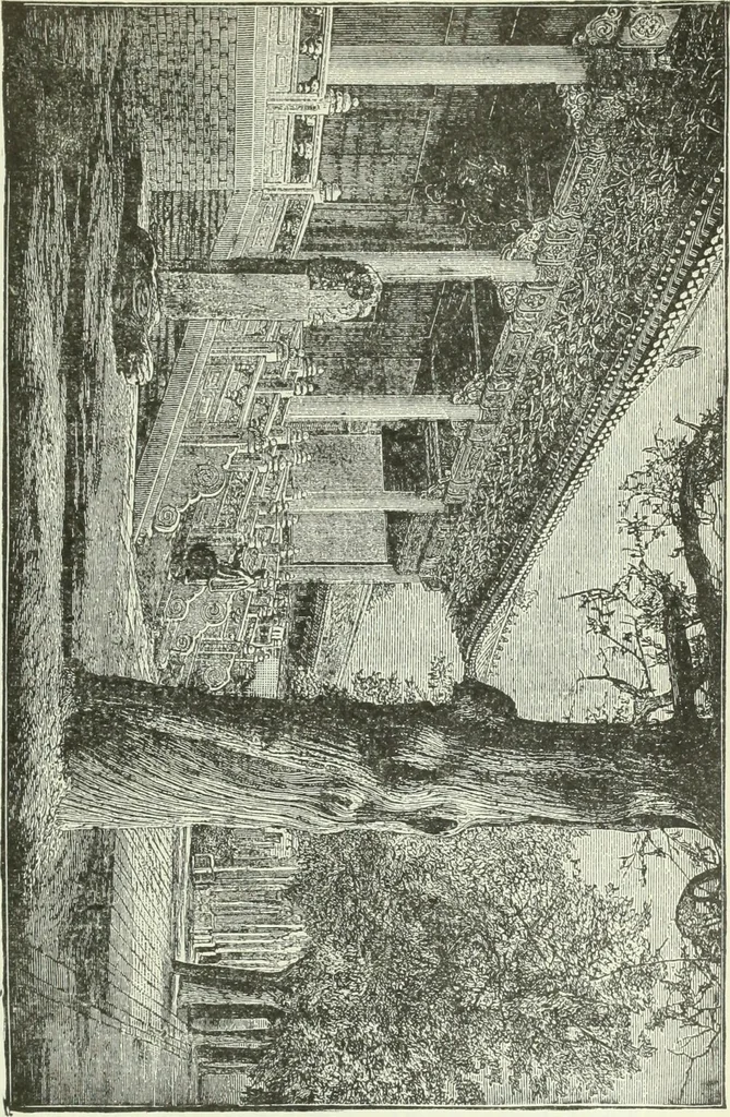 An illustration from Gods and devils of mankind : the whole dark picture strikingly contrasted with the beauty and purity of revealed religion / by Frank S. Dobbins ; assisted by Hon. S. Wells Williams, 1897, leaf 454