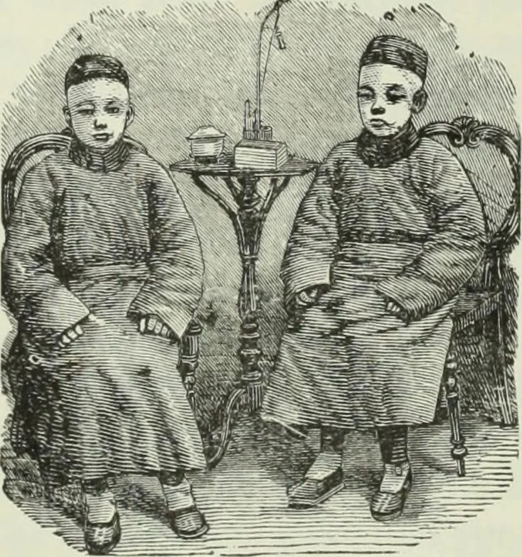 An illustration from Gods and devils of mankind : the whole dark picture strikingly contrasted with the beauty and purity of revealed religion / by Frank S. Dobbins ; assisted by Hon. S. Wells Williams, 1897, leaf 461