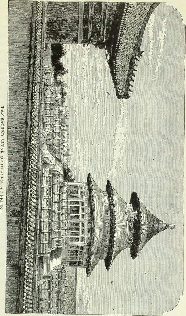 An illustration from Gods and devils of mankind : the whole dark picture strikingly contrasted with the beauty and purity of revealed religion / by Frank S. Dobbins ; assisted by Hon. S. Wells Williams, 1897, leaf 466