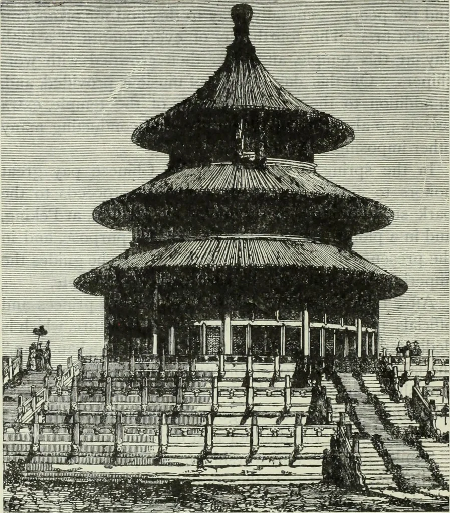 An illustration from Gods and devils of mankind : the whole dark picture strikingly contrasted with the beauty and purity of revealed religion / by Frank S. Dobbins ; assisted by Hon. S. Wells Williams, 1897, leaf 469