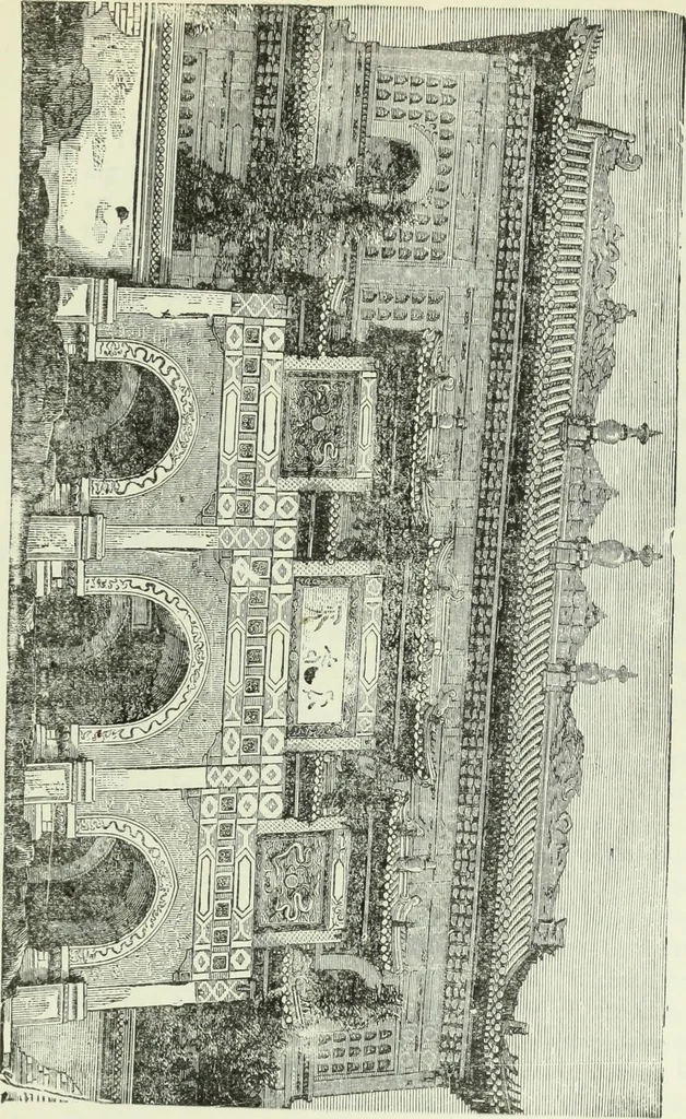 An illustration from Gods and devils of mankind : the whole dark picture strikingly contrasted with the beauty and purity of revealed religion / by Frank S. Dobbins ; assisted by Hon. S. Wells Williams, 1897, leaf 470