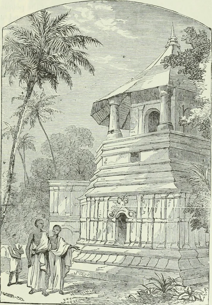 An illustration from Gods and devils of mankind : the whole dark picture strikingly contrasted with the beauty and purity of revealed religion / by Frank S. Dobbins ; assisted by Hon. S. Wells Williams, 1897, leaf 552