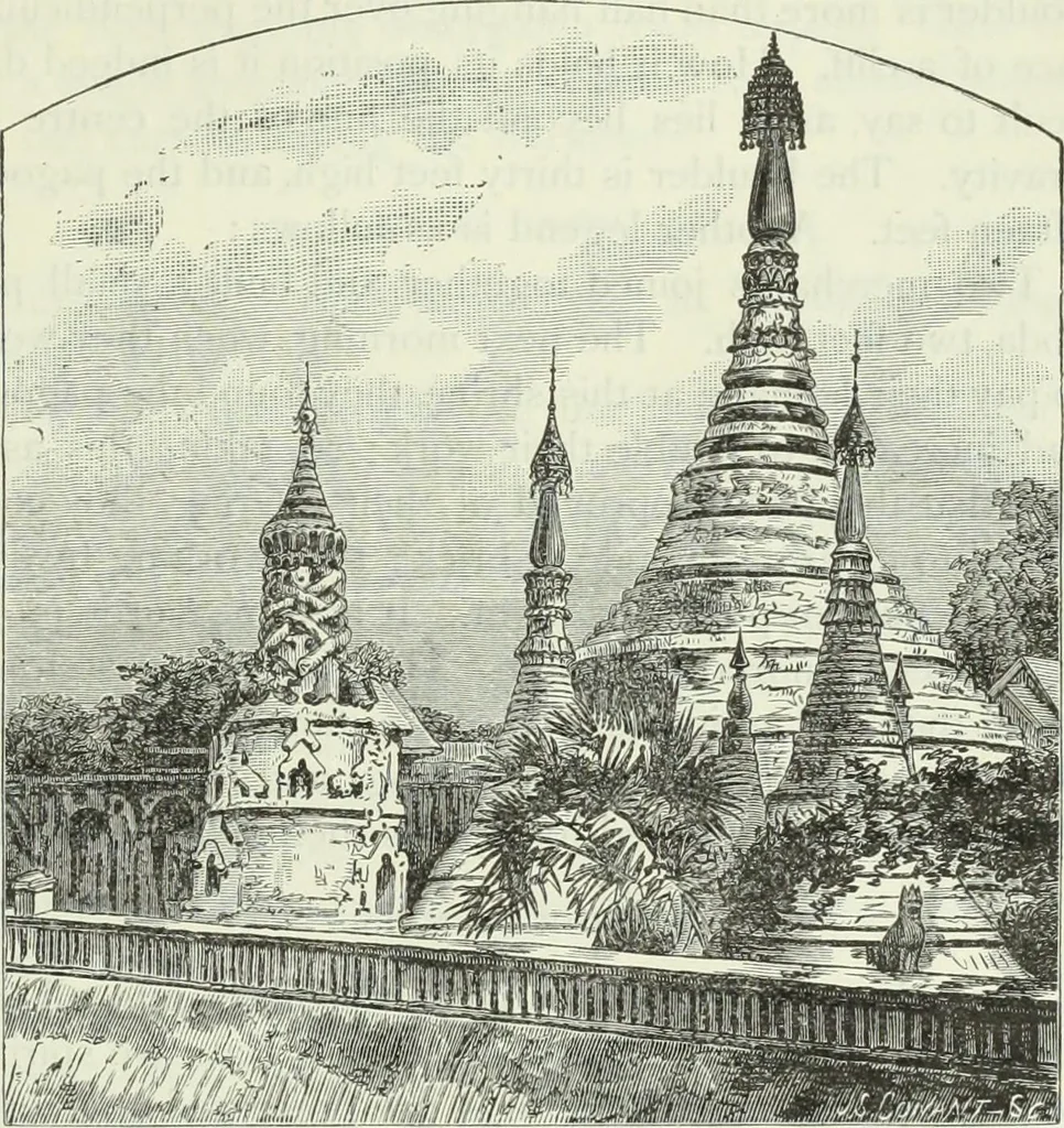 An illustration from Gods and devils of mankind : the whole dark picture strikingly contrasted with the beauty and purity of revealed religion / by Frank S. Dobbins ; assisted by Hon. S. Wells Williams, 1897, leaf 566
