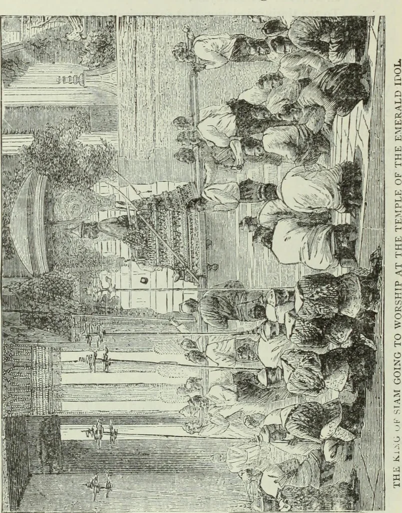 An illustration from Gods and devils of mankind : the whole dark picture strikingly contrasted with the beauty and purity of revealed religion / by Frank S. Dobbins ; assisted by Hon. S. Wells Williams, 1897, leaf 581