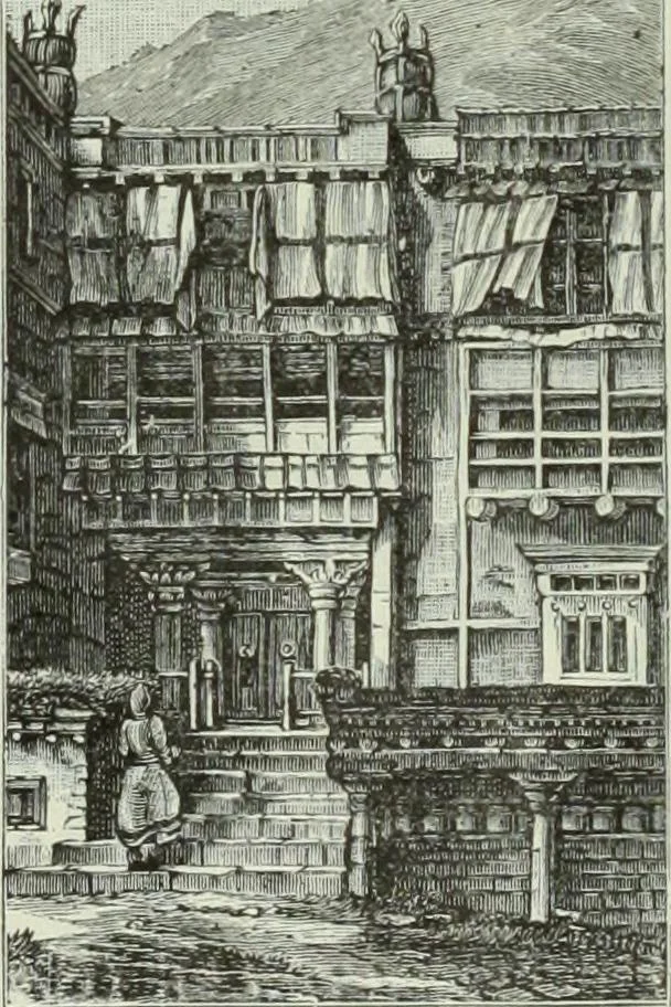 An illustration from Gods and devils of mankind : the whole dark picture strikingly contrasted with the beauty and purity of revealed religion / by Frank S. Dobbins ; assisted by Hon. S. Wells Williams, 1897, leaf 601