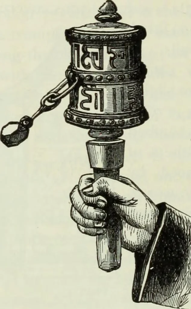 An illustration from Gods and devils of mankind : the whole dark picture strikingly contrasted with the beauty and purity of revealed religion / by Frank S. Dobbins ; assisted by Hon. S. Wells Williams, 1897, leaf 607