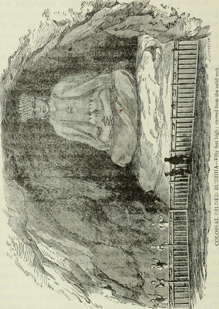 An illustration from Gods and devils of mankind : the whole dark picture strikingly contrasted with the beauty and purity of revealed religion / by Frank S. Dobbins ; assisted by Hon. S. Wells Williams, 1897, leaf 633