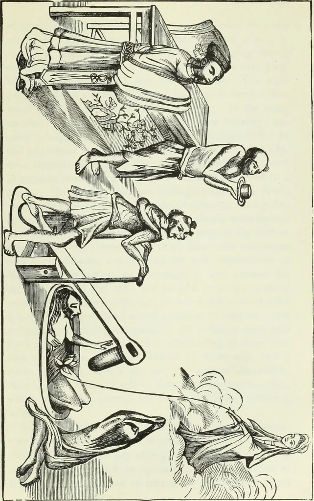 An illustration from Gods and devils of mankind : the whole dark picture strikingly contrasted with the beauty and purity of revealed religion / by Frank S. Dobbins ; assisted by Hon. S. Wells Williams, 1897, leaf 644