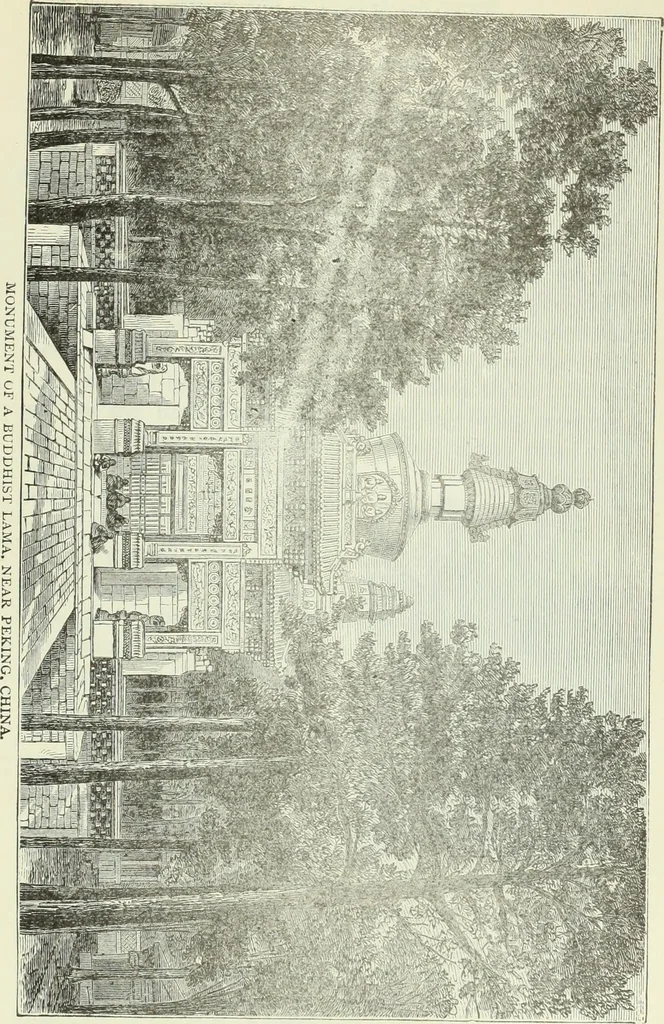 An illustration from Gods and devils of mankind : the whole dark picture strikingly contrasted with the beauty and purity of revealed religion / by Frank S. Dobbins ; assisted by Hon. S. Wells Williams, 1897, leaf 648