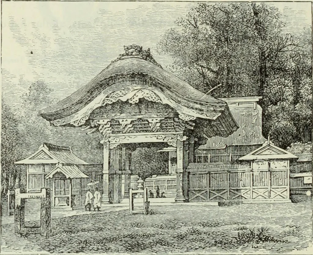 An illustration from Gods and devils of mankind : the whole dark picture strikingly contrasted with the beauty and purity of revealed religion / by Frank S. Dobbins ; assisted by Hon. S. Wells Williams, 1897, leaf 669