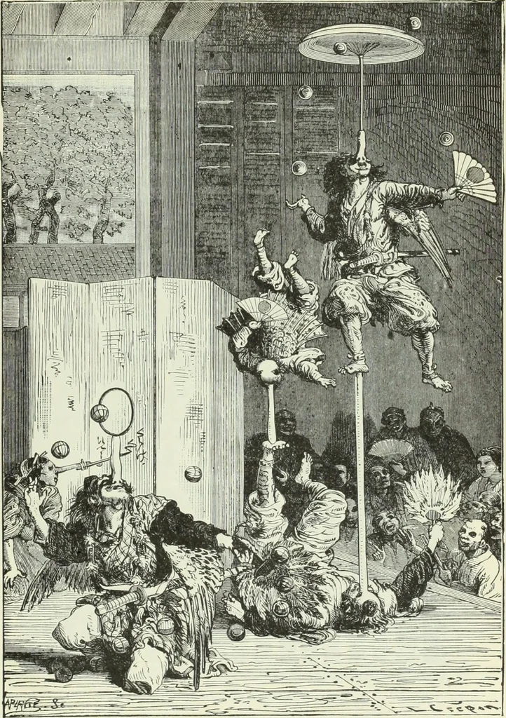 An illustration from Gods and devils of mankind : the whole dark picture strikingly contrasted with the beauty and purity of revealed religion / by Frank S. Dobbins ; assisted by Hon. S. Wells Williams, 1897, leaf 676