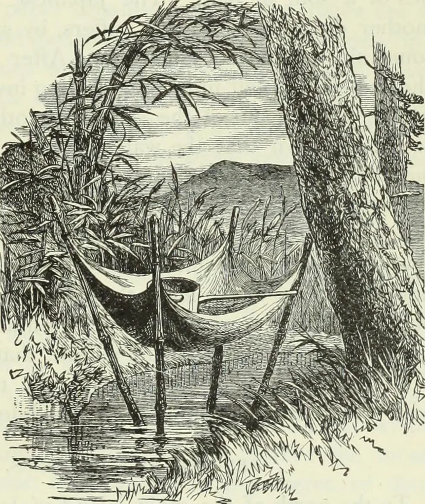 An illustration from Gods and devils of mankind : the whole dark picture strikingly contrasted with the beauty and purity of revealed religion / by Frank S. Dobbins ; assisted by Hon. S. Wells Williams, 1897, leaf 716