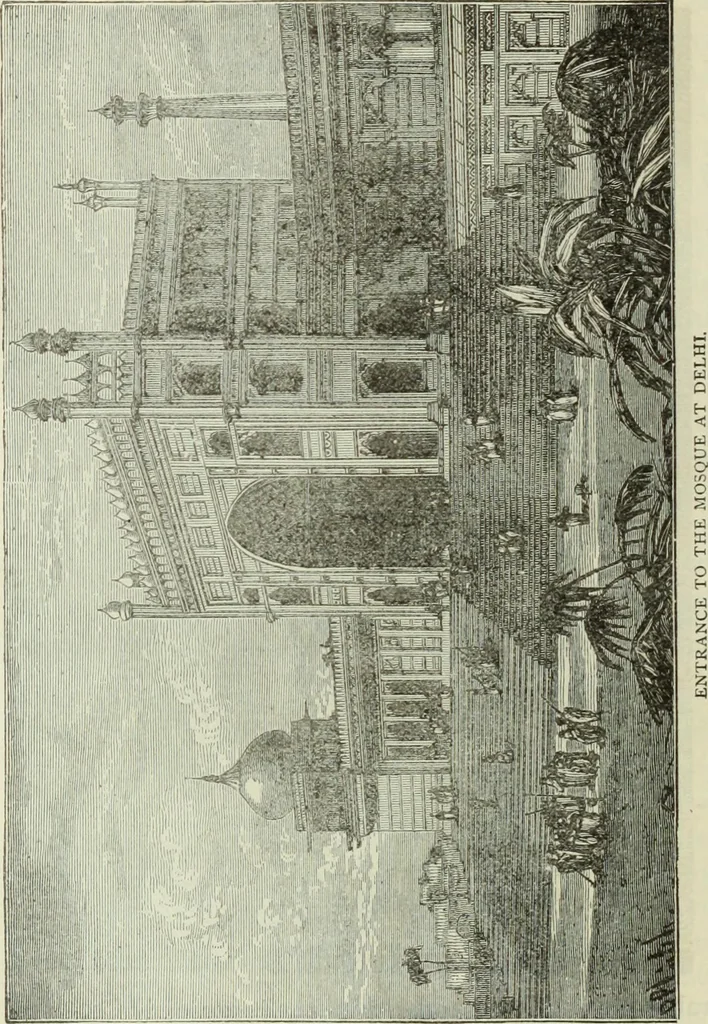 An illustration from Gods and devils of mankind : the whole dark picture strikingly contrasted with the beauty and purity of revealed religion / by Frank S. Dobbins ; assisted by Hon. S. Wells Williams, 1897, leaf 757
