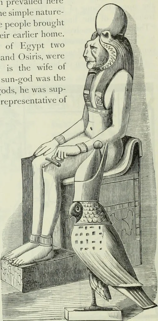 An illustration from Gods and devils of mankind : the whole dark picture strikingly contrasted with the beauty and purity of revealed religion / by Frank S. Dobbins ; assisted by Hon. S. Wells Williams, 1897, leaf 95