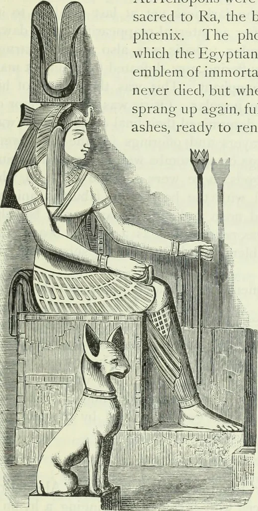 An illustration from Gods and devils of mankind : the whole dark picture strikingly contrasted with the beauty and purity of revealed religion / by Frank S. Dobbins ; assisted by Hon. S. Wells Williams, 1897, leaf 96