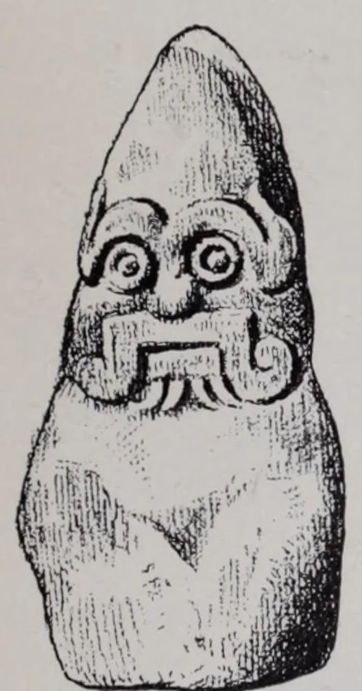 An illustration from The gods of Mexico, 1923, leaf 309