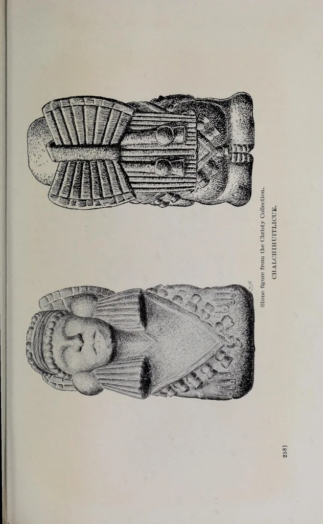 An illustration from The gods of Mexico, 1923, leaf 329