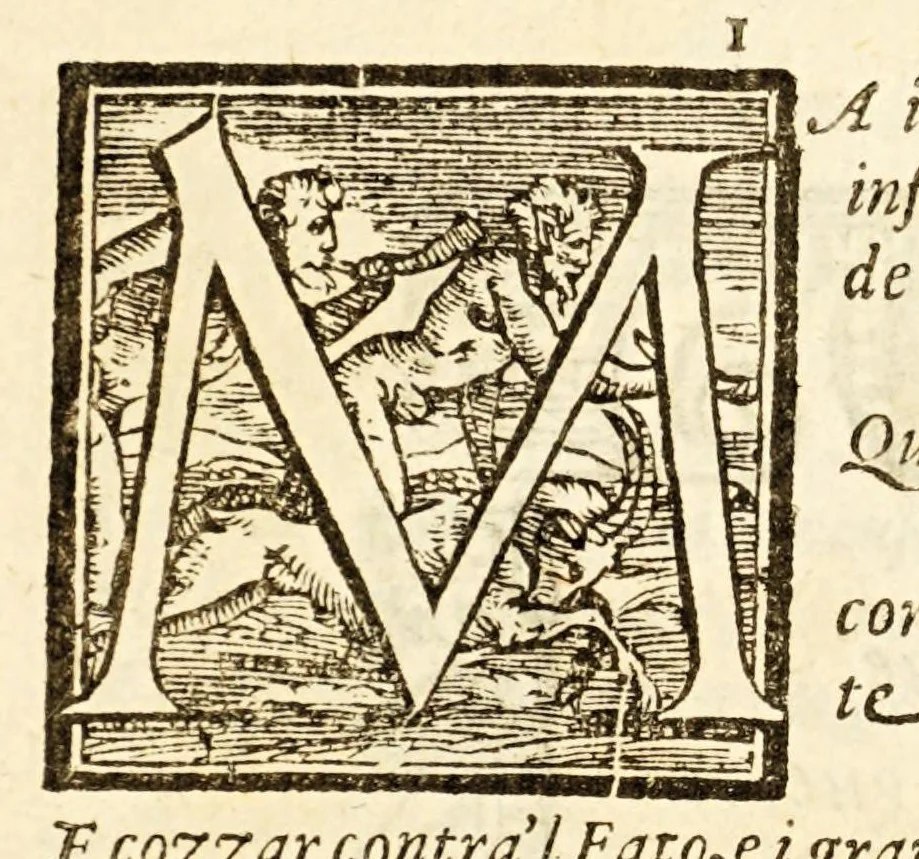 An illustration from Goffredo, overo, Gierusalemme liberata, : poema heroico, 1611, leaf 112