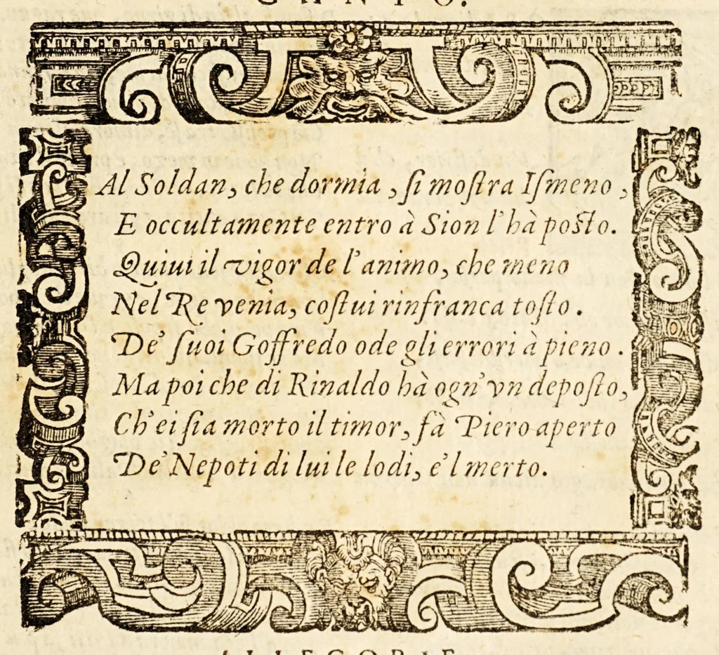 An illustration from Goffredo, overo, Gierusalemme liberata, : poema heroico, 1611, leaf 123