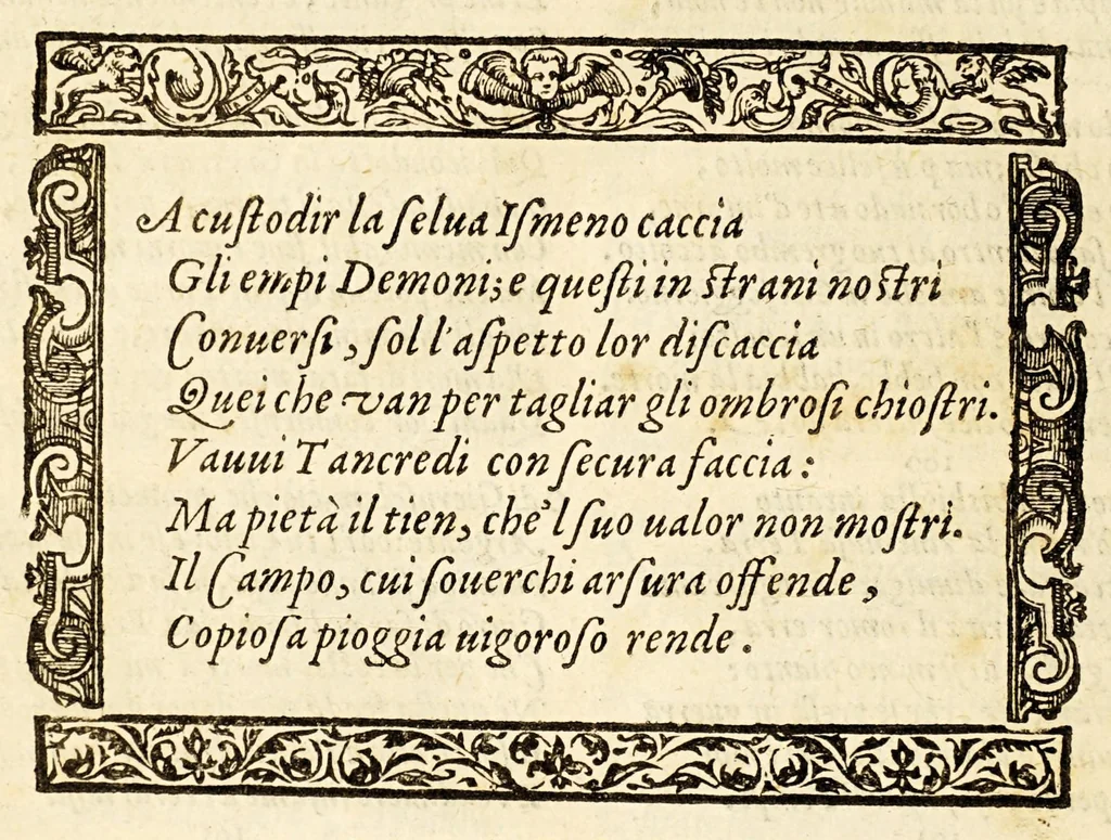An illustration from Goffredo, overo, Gierusalemme liberata, : poema heroico, 1611, leaf 154