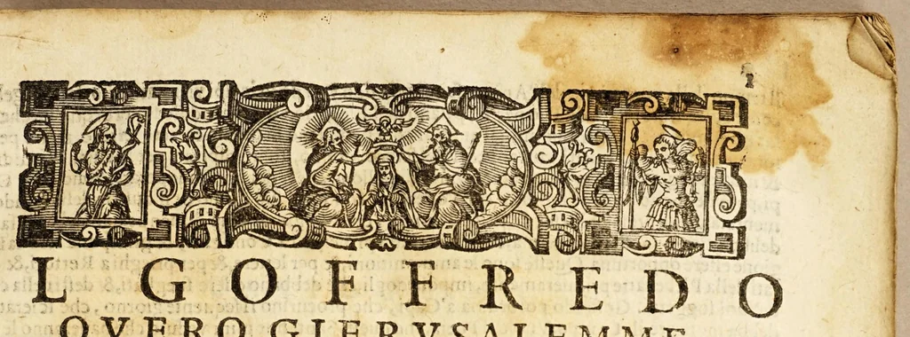 An illustration from Goffredo, overo, Gierusalemme liberata, : poema heroico, 1611, leaf 19