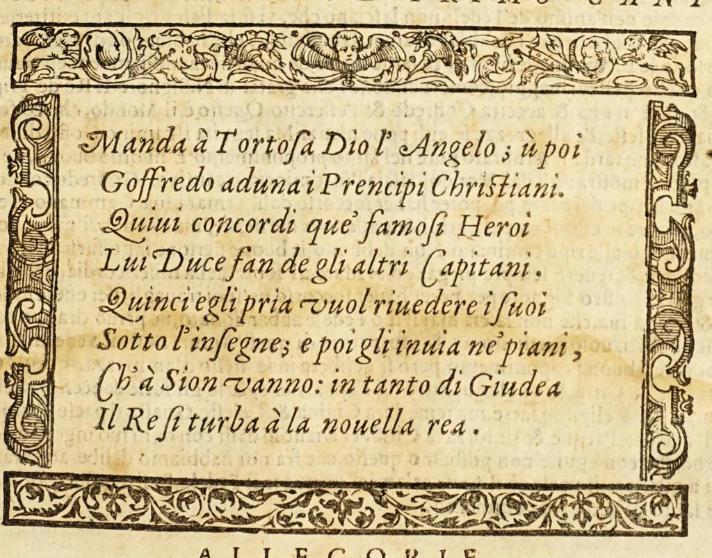 An illustration from Goffredo, overo, Gierusalemme liberata, : poema heroico, 1611, leaf 19