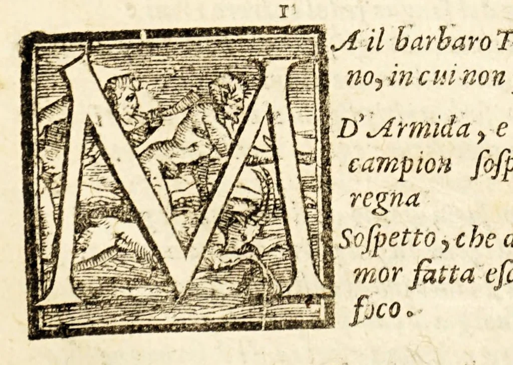 An illustration from Goffredo, overo, Gierusalemme liberata, : poema heroico, 1611, leaf 286