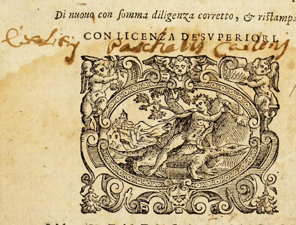 An illustration from Goffredo, overo, Gierusalemme liberata, : poema heroico, 1611, leaf 3