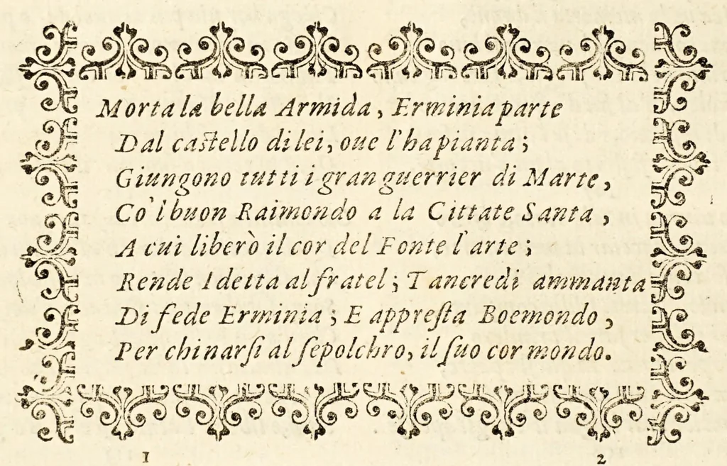 An illustration from Goffredo, overo, Gierusalemme liberata, : poema heroico, 1611, leaf 310