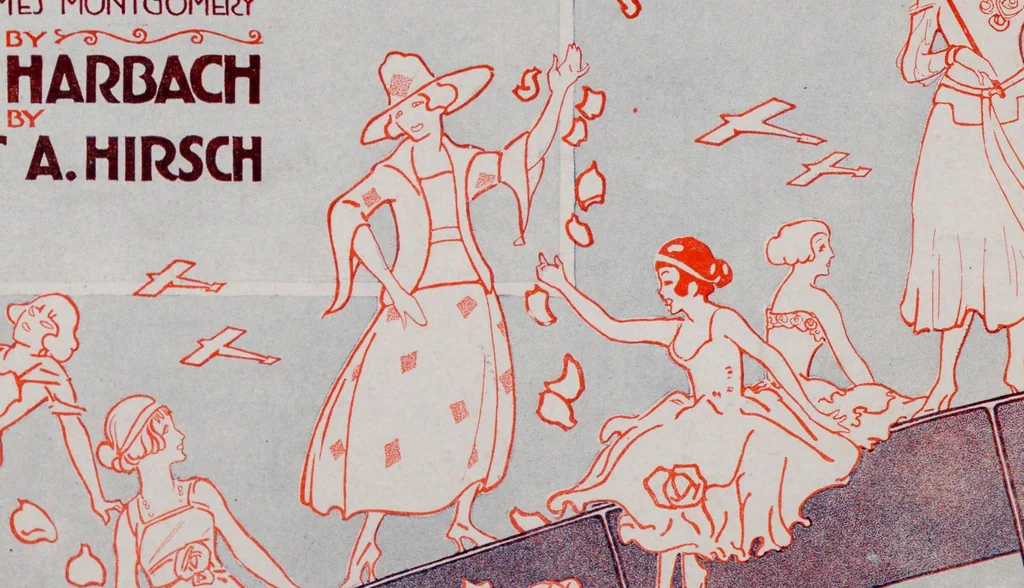 An illustration from Going up : Jules Gaillard and ensemble, 1917, leaf 1