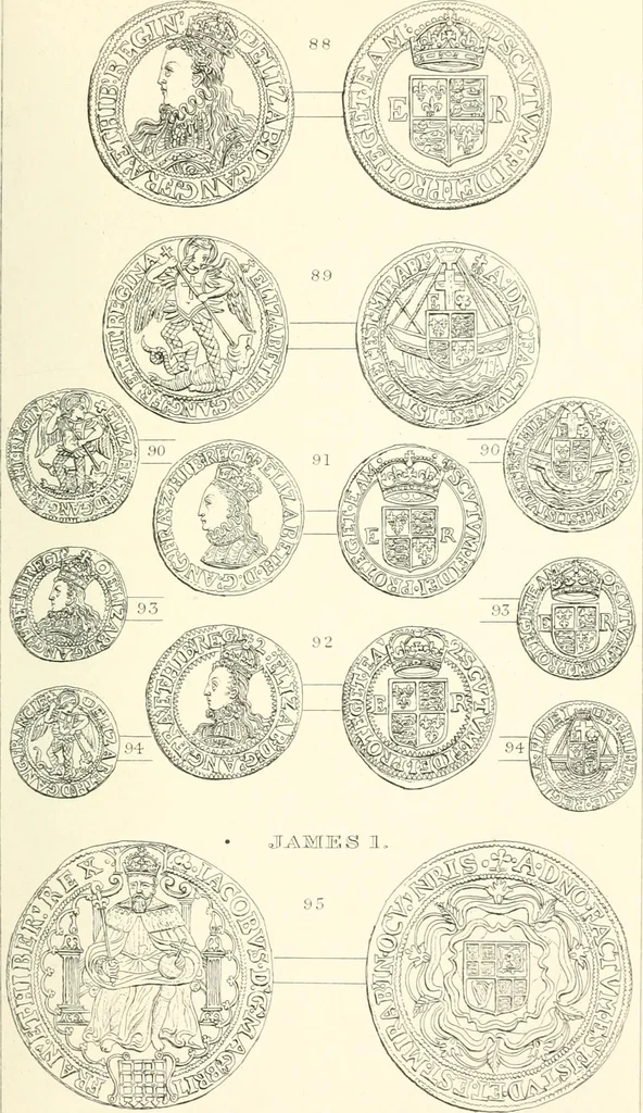 An illustration from The gold coins of England, arranged and described: being a sequel to Mr. Hawkins' Silver coins of England, 1884, leaf 251