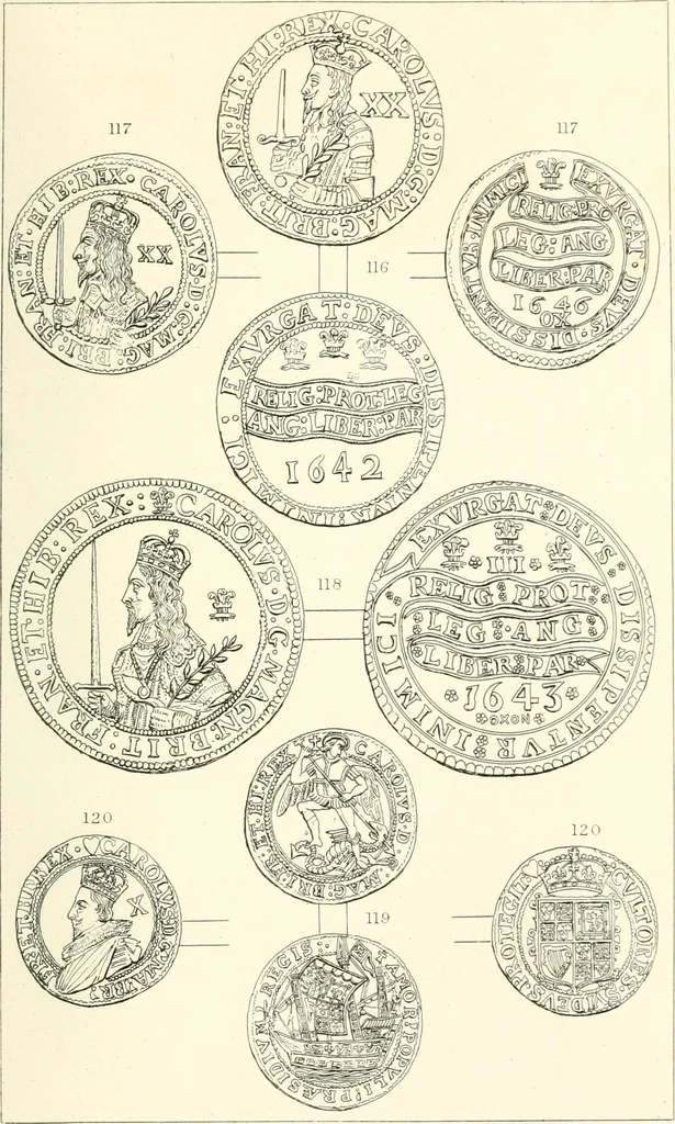 An illustration from The gold coins of England, arranged and described: being a sequel to Mr. Hawkins' Silver coins of England, 1884, leaf 259