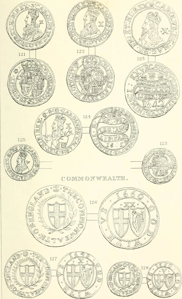 An illustration from The gold coins of England, arranged and described: being a sequel to Mr. Hawkins' Silver coins of England, 1884, leaf 261