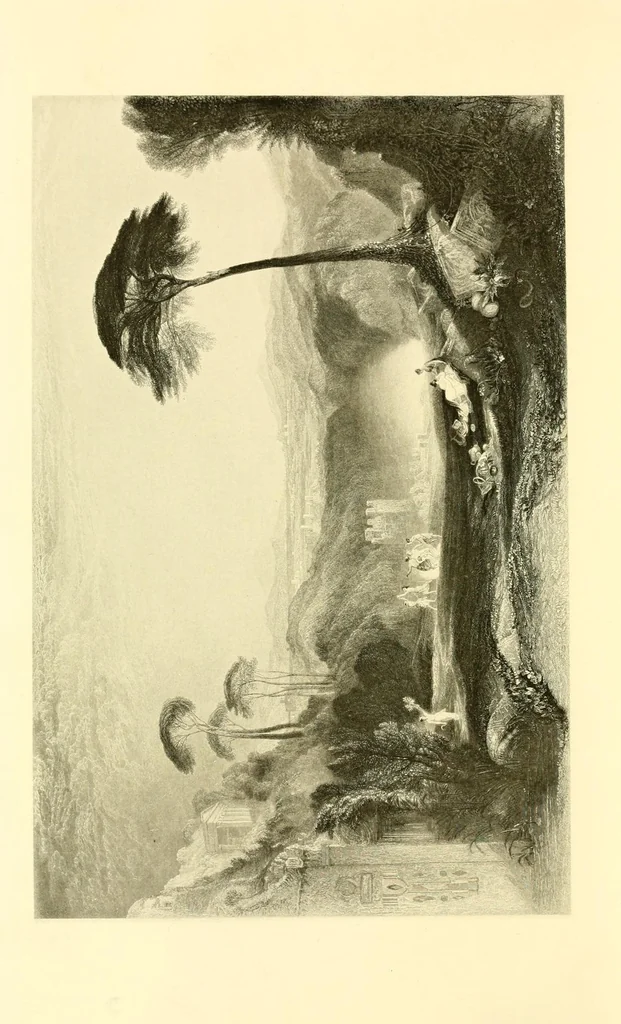 An illustration from The golden bough; a study in comparative religion, 1894, leaf 10