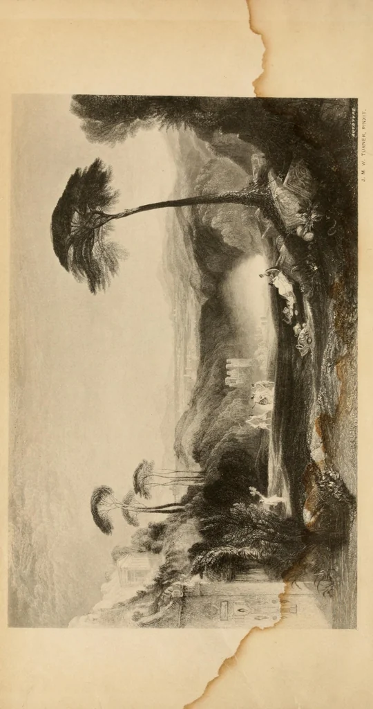 An illustration from The golden bough : a study in magic and religion, 1900, leaf 12