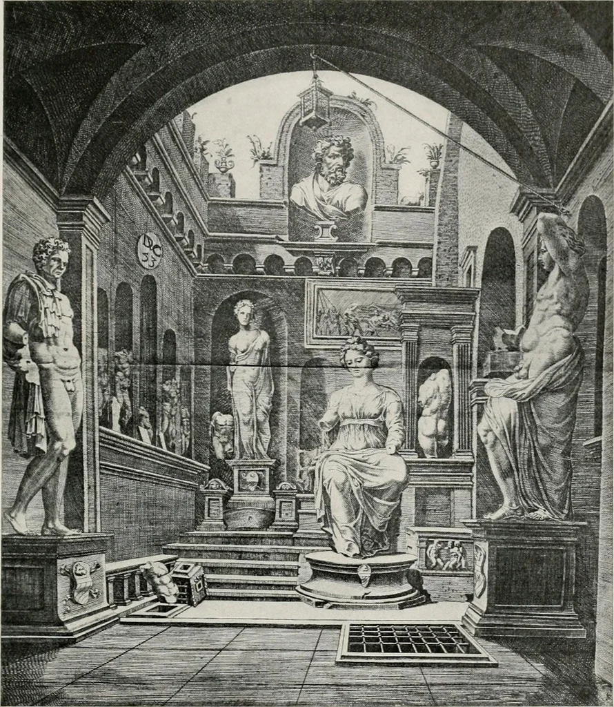 An illustration from The golden days of the renaissance in Rome, from the pontificate of Julius II to that of Paul III, 1906, leaf 164
